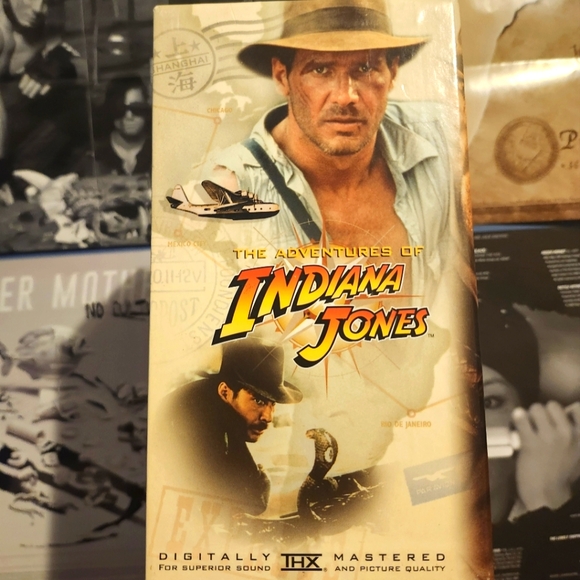 Indiana Jones Trilogy VHS Collection Box Set - Picture 1 of 13